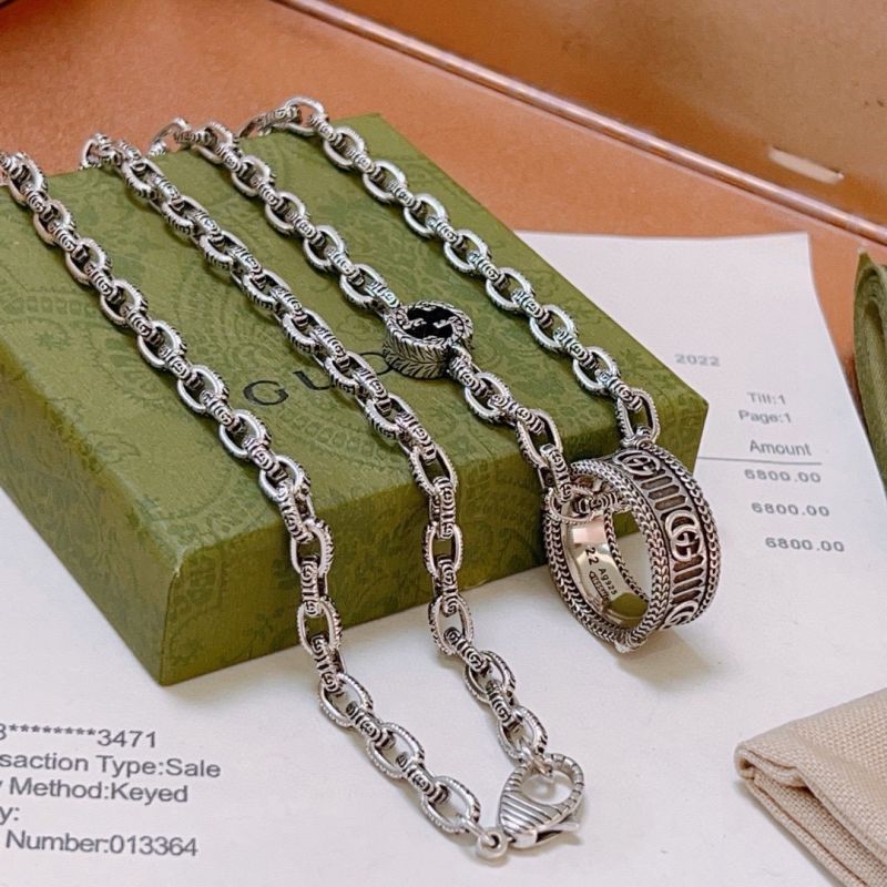 Gucci Silver Necklace