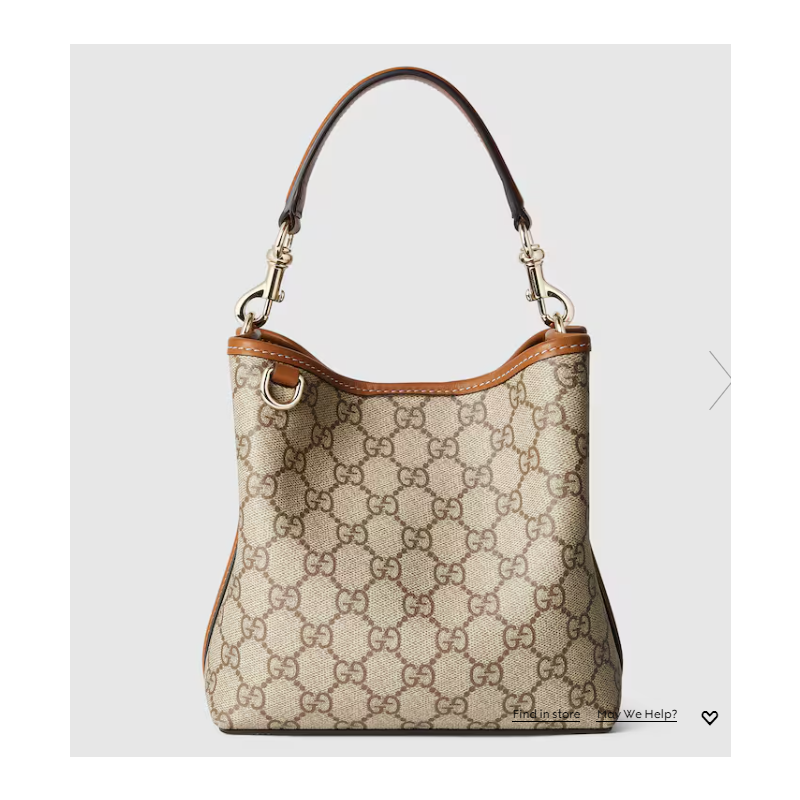 Gucci GG Emblem Mini Buckeket Bag 