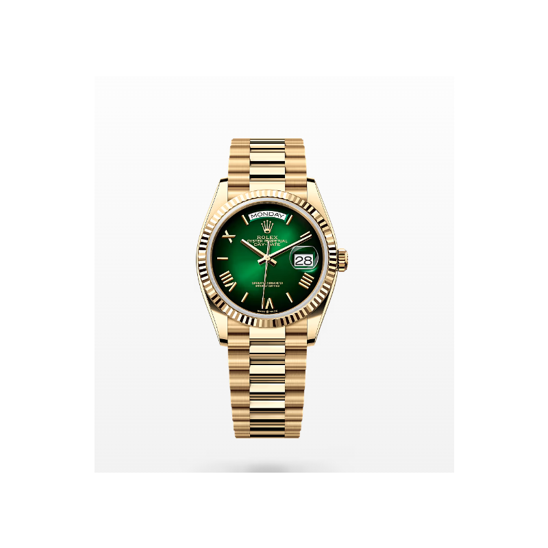 Rolex Day-Date 40mm, Oystersteel, 18K yellow gold