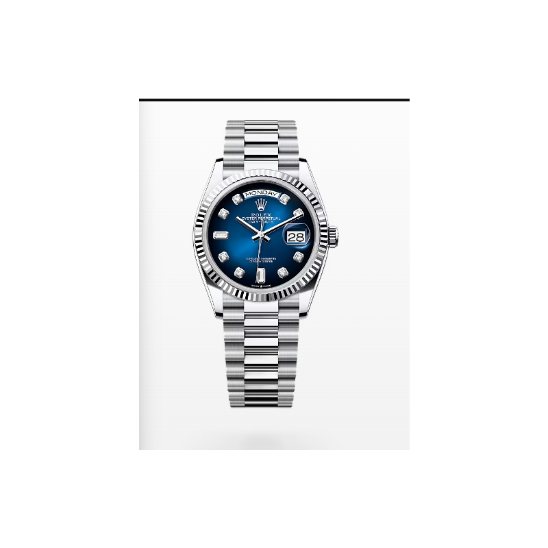 Rolex Day-Date 36mm,, Oystersteel, Diamonds