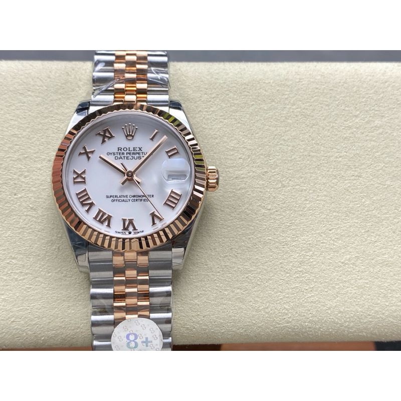 Rolex Lady Datejust 28mm, 31mm, Oystersteel,  18k rose gold
