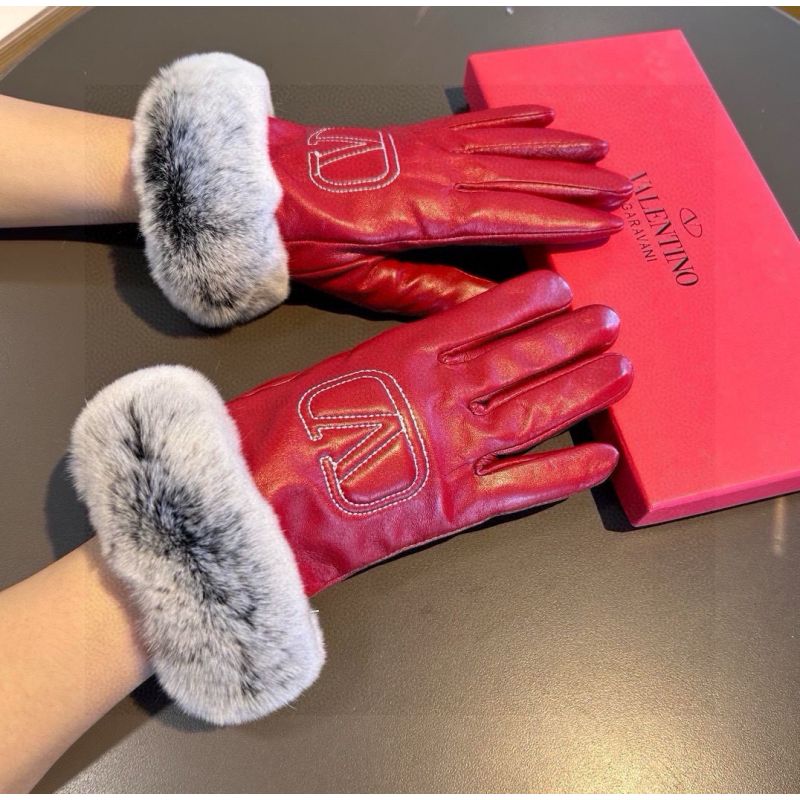 Valentino Leather Gloves