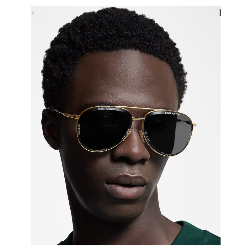 LV Super Vision Metal Pilot Sunglasses