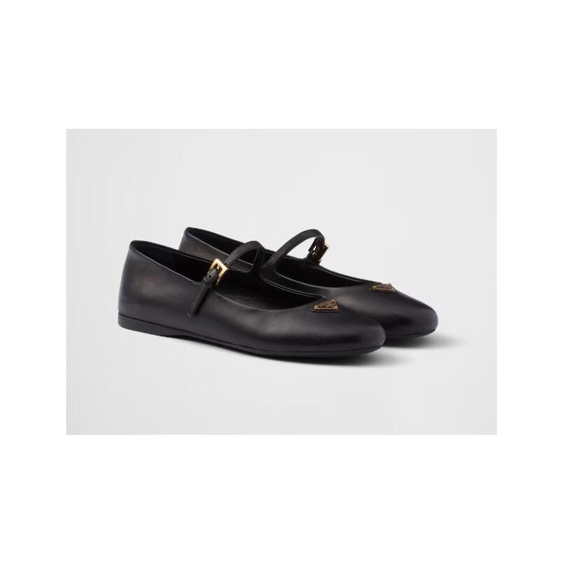 Prada Leather Ballerinas, 35-41