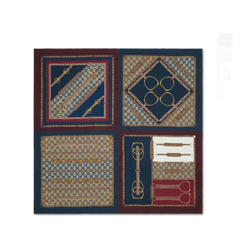 Gucci Square Silk Scarf