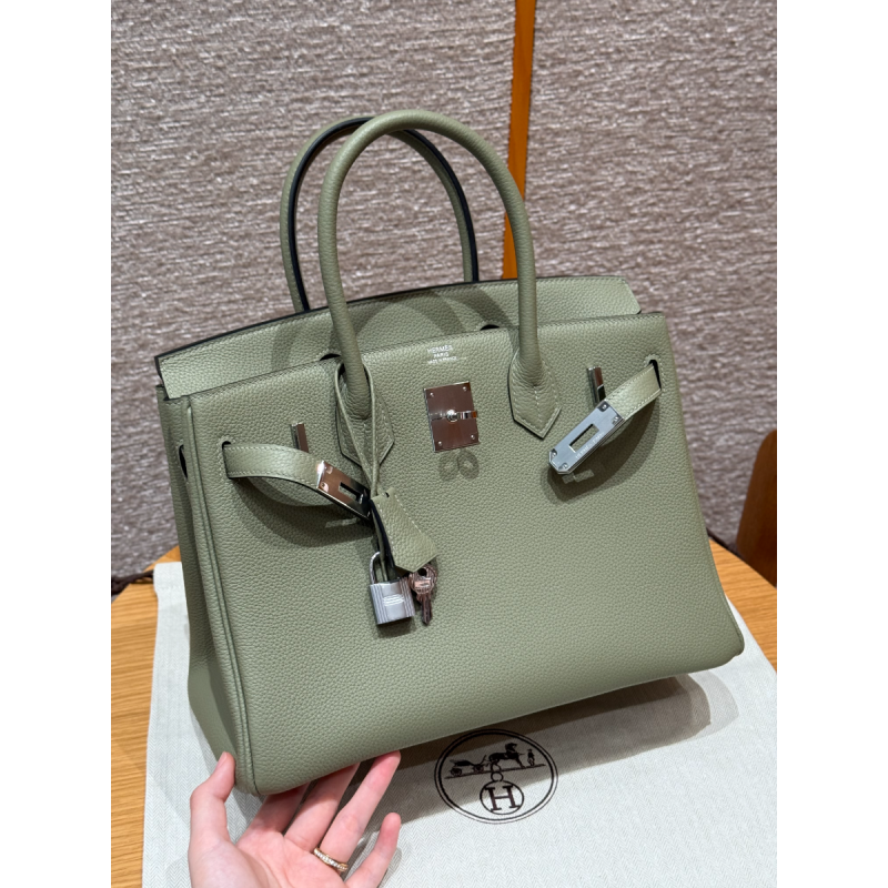 Hermes Birkin 25 / Birkin 30  in Togo Leather-Sauge
