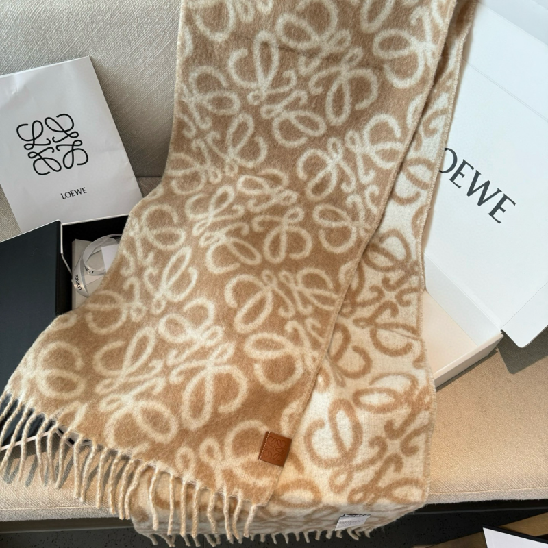 Loewe Mohair and Wool Blend Scarf